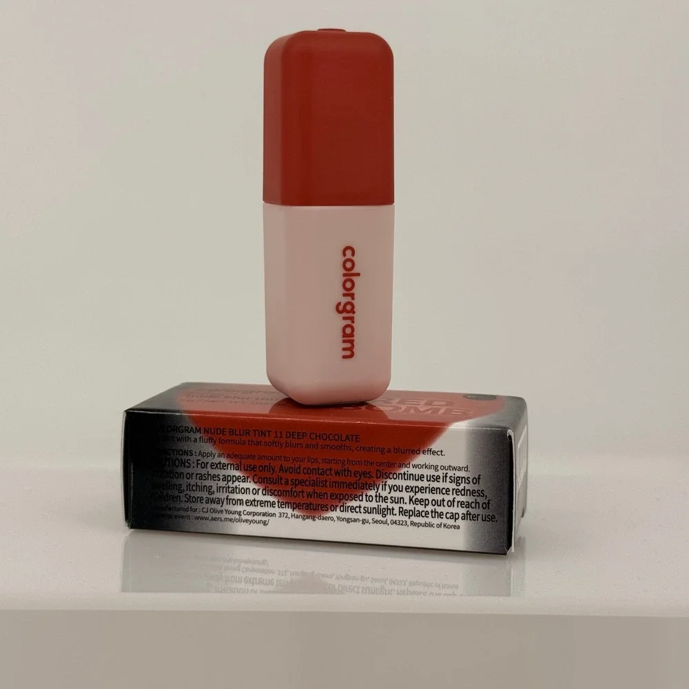 Colorgram Nude Blur Tint 11 Deep Chocolate K-Beauty Lip Stain 5g New in Box